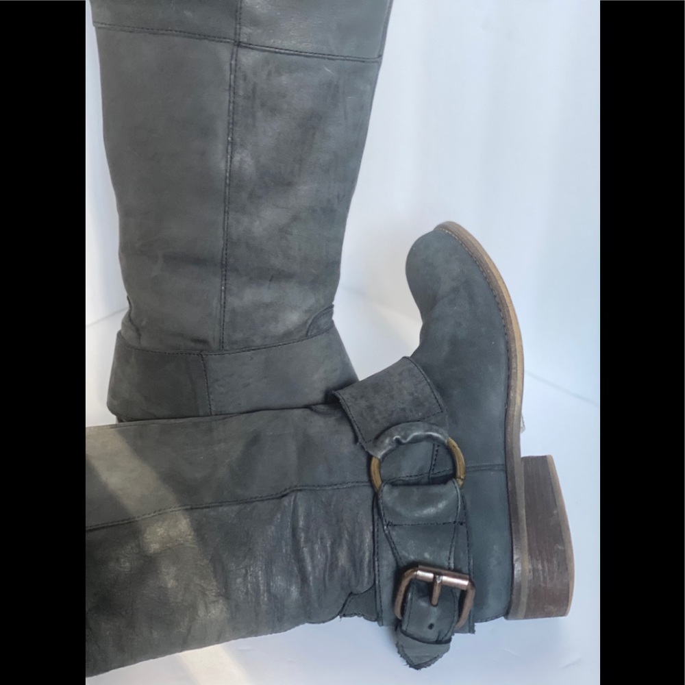 Steve MADDEN Moto Boots with low slung Harness, 6